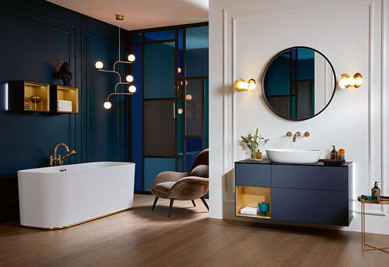 Villeroy Boch badkamertrends. #badkamertrends #kleur #blauw