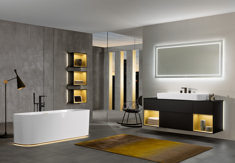 e nieuwe badkamercollectie Finion van Villeroy & Boch #bad #wastafel
