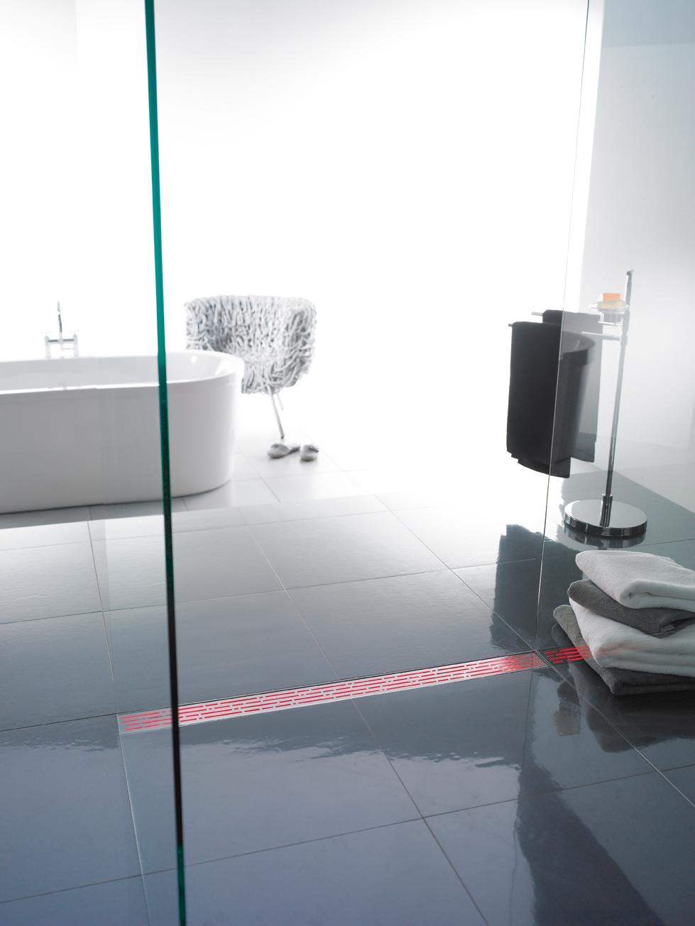 ACO showerdrain inloopdouche met led verlichting