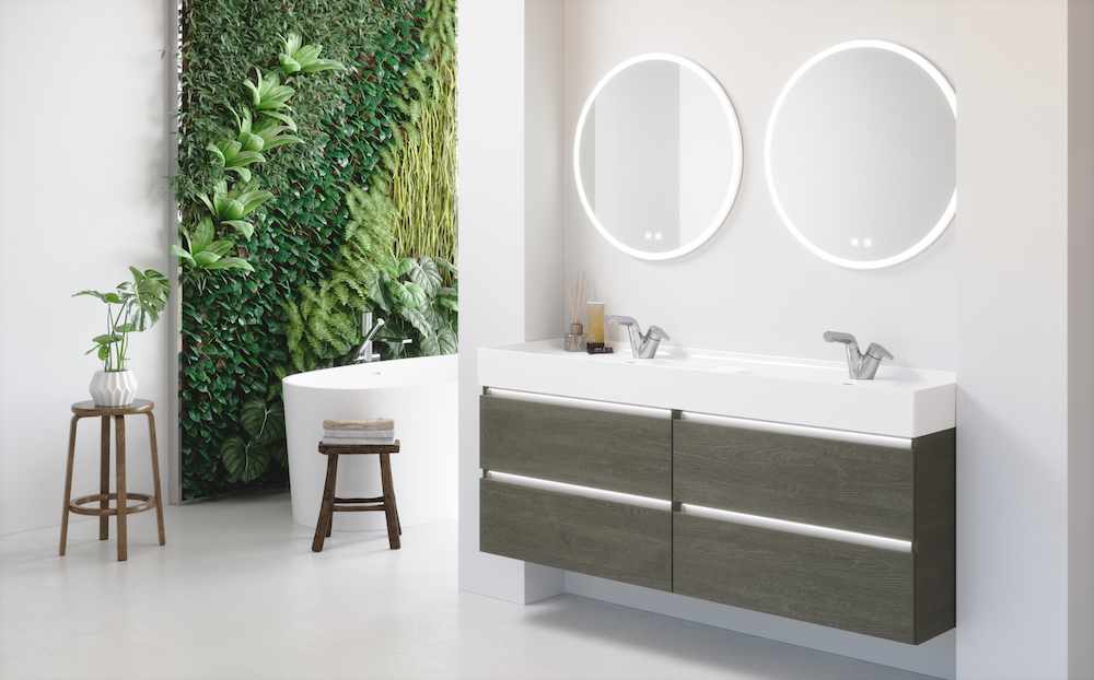 Duurzame en groene badkamer. mijn bad in stijl #badkamer #duurzaam #groen #badkamerinspiratie #badkameridee
