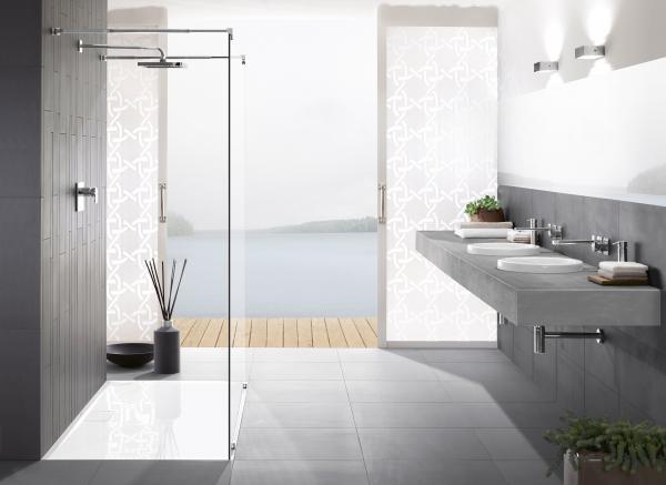 Vlakke douchevloer inloopdouche Architectura van Villeroy & Boch