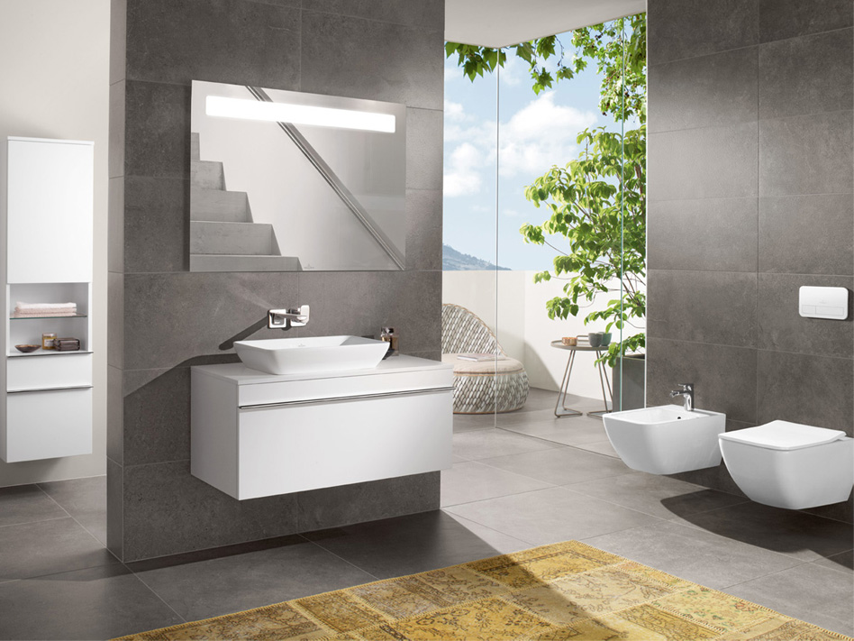 Villeroy & Boch badkamermeubel lijn Venticello met keuze uit verschillende wastafels, meubels en kleuren en met DirectFlush toiletten