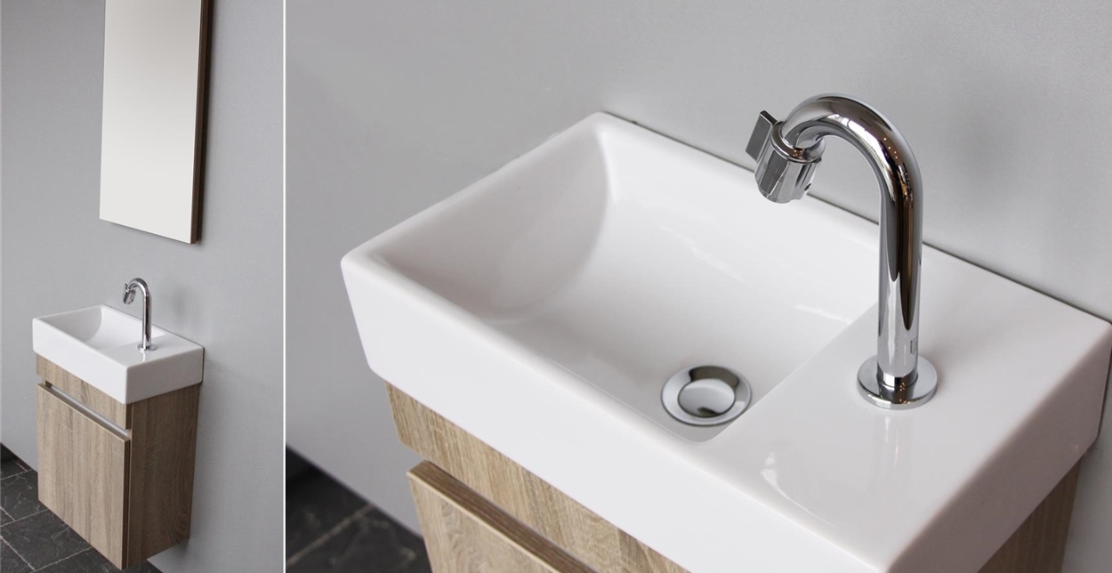 Collega Oppositie plaag Toiletmeubels: stijlvolle opbergruimte met wastafel - UW-badkamer.nl