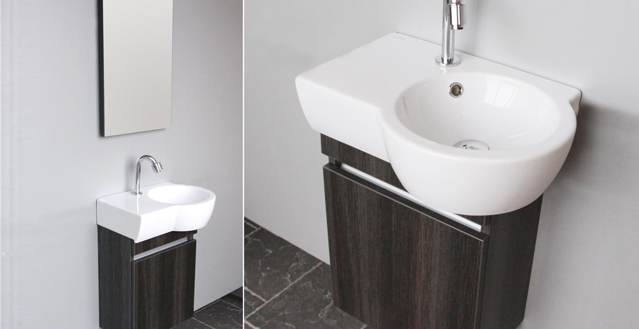 hebben zich vergist Bot Faial Toiletmeubels: stijlvolle opbergruimte met wastafel - UW-badkamer.nl